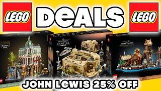 LEGO DEALS - JOHN LEWIS 25% OFF - 10TH DEC 2024