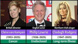 UK Celebrity Deaths So Far in 2025: Remembering Those We’ve Lost