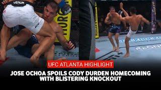 UFC Atlanta results: Jose Ochoa crumbles Cody Durden with sick punch