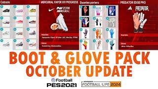 NEW BOOTPACK PES 2021 & FL24V2 OCTOBER #footballlife2024 #pes2021 #ur #MINDTUTS