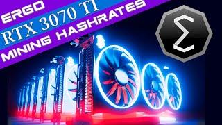 RTX3070TI Mining ERGO Hashrates and Overclocks  | EP-013