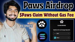 Paws Airdrop Claim News | Paws Token Withdrawal Update, Today Paws Airdrop News