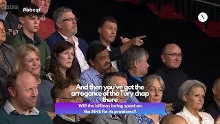 Applause as Question Time audience member tears into Labour and Tory MPs