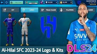 Al-Hilal SFC 2023-24 Logo & Kits - DLS 24