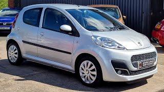 2013 (13) Peugeot 107 Active 1.0 Auto 5Dr in Zircon Grey. 17k Miles. S/History. £20 Tax. AC.£7000