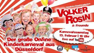 Der große Online-Kinderkarneval aus Düsseldorf mit Volker Rosin und vielen Freunden