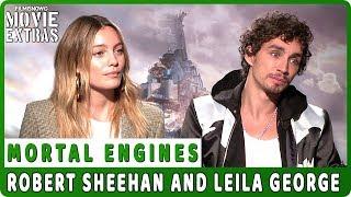 MORTAL ENGINES | Robert Sheehan and Leila George talk about their experience making the movie