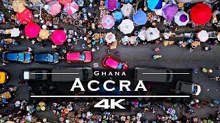 Accra, Ghana  - by drone [4K]