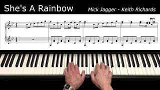 She's A Rainbow (The Rolling Stones) - Piano Cover With Sheet Music