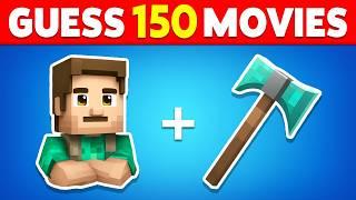 Guess The MOVIE By Emoji Quiz  Movie Quiz | Minecraft  Sonic 3  Squid Game 2 