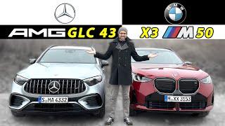 BMW X3 M50 vs Mercedes-AMG GLC 43 comparison REVIEW