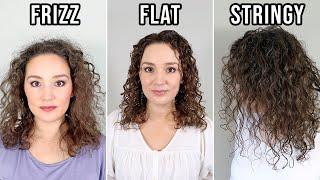 Causes of Failed Wash Days | Frizz, Stringy Limp Curls, Flat Roots