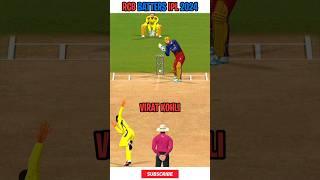 RCB BATTERS IPL 2024  - Real Cricket 24 #shorts #rc24 #trending #viral