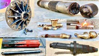 (Top5) See how genius Mechanic Repair Meat Grinder/Gear Main shaft/pin/Differential case/ shockers