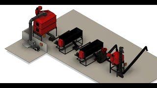 Agricon Pellet, Pelleting or Pelletizing Machine - Basic plant operation