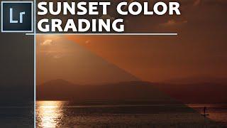 How to color grade a sunset in Lightroom