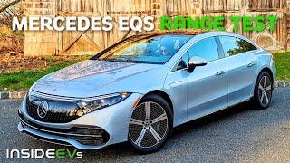 2022 Mercedes EQS 450+: InsideEVs 70 MPH Range Test