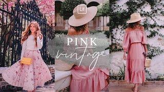 PINK VINTAGE Lightroom Mobile Presets Free DNG | Lightroom Presets Tutorial Mobile