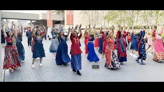 Versatile Indian Ladies thumping the streets on Bollywood tunes.