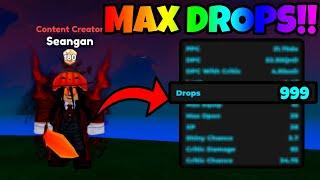 How To Get *MAX DROPS* In Anime Strike Simulator!!