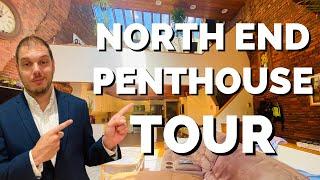 INCREDIBLE North End Boston Penthouse Apartment Tour