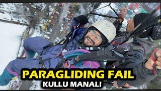 PARAGLIDING FAILED IN KULLUMANALI |DREAMBOY JAYSURYA