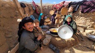 Heartwarming Afghan Village Life: A Family’s Daily Bread-Making Tradition 