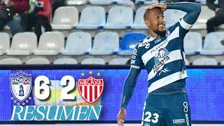 PACHUCA 6-2 NECAXA J15 | Goleada Tuza en el Hidalgo