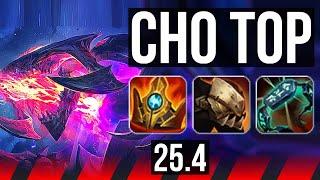 CHO'GATH vs AMBESSA (TOP) | EUW Challenger | 25.4