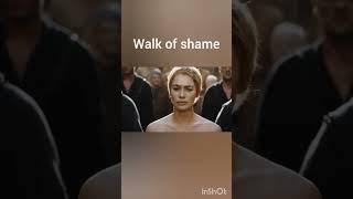 Walk of Shame . Game of Thrones Best Scenes.Cersi walk of shame  #shorts #ytshorts #walkofshame