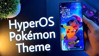 HyperOS Pokémon Theme For Any Xiaomi Devices | New Anime System Ui | #hyperos