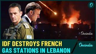 Video| IDF Hits French Oil Facilities in Lebanon Amid Hezbollah Attack, Tensions with Macron Soar