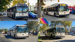 New Jersey Transit Bus Compilation along John F. Kennedy Boulevard