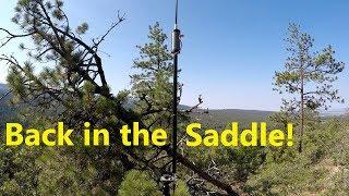 Buddistick with Mil-Whip attachment.  Northern NM QRP Ham Radio!