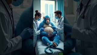 monkey treatment mordent technology #animalsrescue #wildliferescue #humanity #worldwide #wildlife