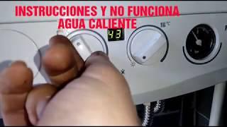 Fagor Eco mini instrucciones y no funciona el agua caliente . Caldera de gas