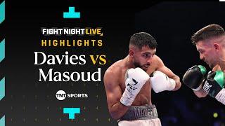 BITTER RIVALS GO TO WAR!  | Liam Davies vs. Shabaz Masoud | Fight Night Highlights #DaviesMasoud