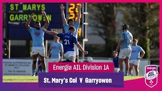 #EnergiaAIL Highlights Men’s Round 4: St  Mary’s College v Garryowen