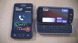 Over the Horizon Incoming call & Outgoing call at the Same Time Samsung Galaxy SⅡ plus +Nokia N97