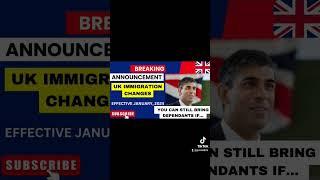 Uk dependant Visa Announcement #viral #ukmigration #ukvisa #mustwatch #trandingshorts #trending #uk