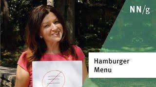 Hamburger Menus Hurt UX Metrics (Kara Pernice)