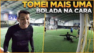 INTENSIDADE ATÉ O FINAL, MAIS UM BOM JOGO, TOMEI UMA BOLADA NA CARA