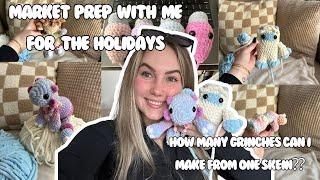 Crochet Market Prep With Me For Christmas Markets | A Realistic Week of Market Prep | SBP