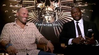 Randy Couture and Terry Crews Expendables 2