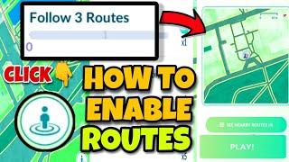 How To Enable Routes Option In Pokémon Go  2023 Must Watch To Get Zygarde Pokemon #viral #gaming