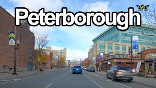 DOWNTOWN PETERBROUGH ONTARIO CANADA EAST DRIVE FALL 2020