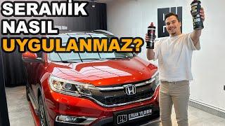 KOMPLE BOYALI DAMGASI YİYECEK OLAN HONDA CRV'Yİ KURTARDIK.