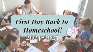 First Day Of Homeschool 2024-2025