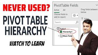 The exciting Drill Up/Drill Down Hierarchy in Excel Pivot Tables