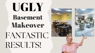 Transforming My UGLY Basement | DECORATE WITH ME